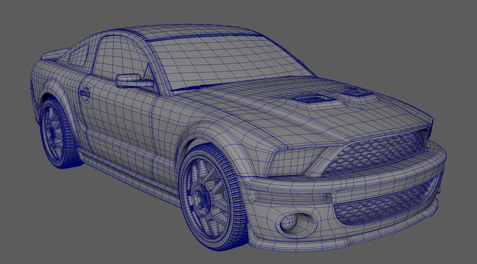 Screenshot from Maya. Not exactly ‘real-time’ friendly, but it was never intended to be.